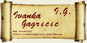 Ivanka Gagričić vizit kartica